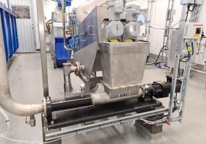 AHLEX tråg pump med en temperatur vakt i statorn.